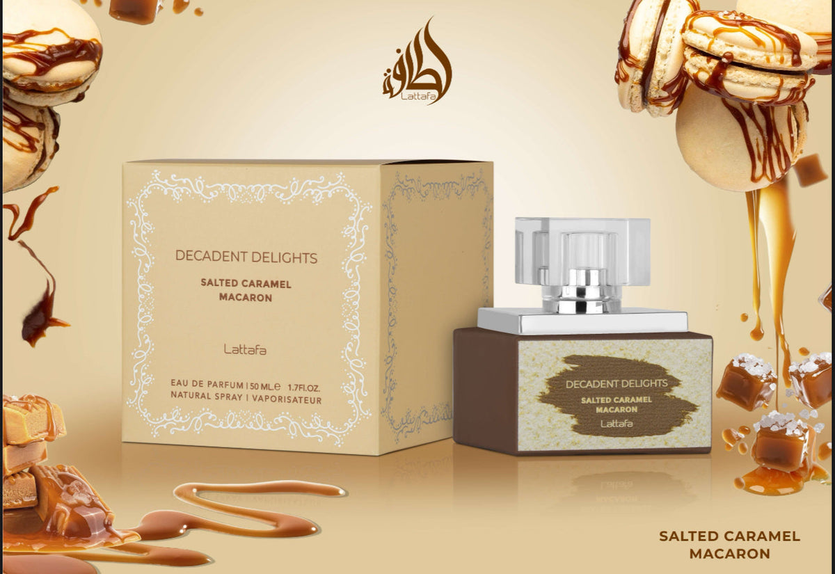 Lattafa Decadent Delights Salted Caramel Macaron EDP 50ml