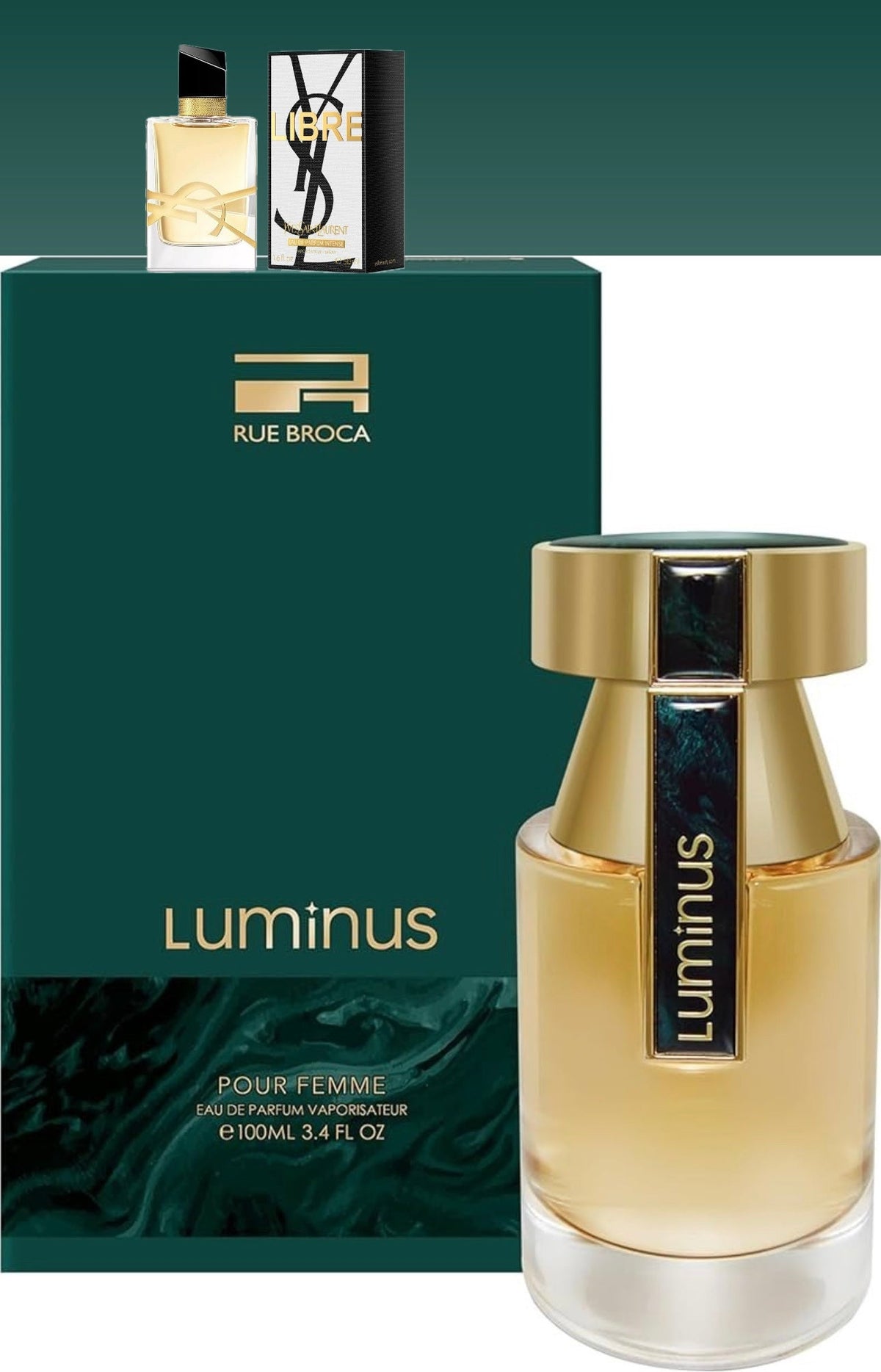 Afnan Rue Broca Luminus Pour Femme (Green) EDP 100ml