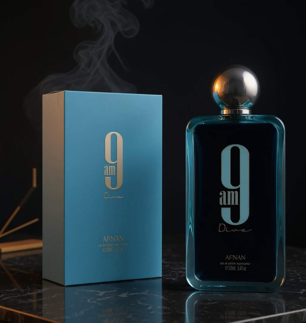 Afnan 9AM Dive EDP — Veluxo signature luxury image